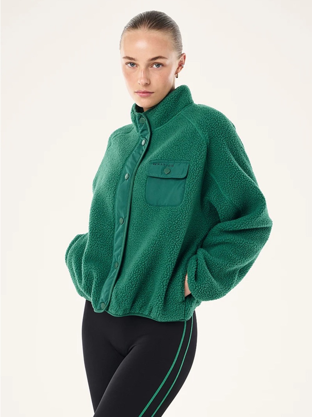 P.E Nation Takeover Jacket In Amazon green new tags won’t leave up long! Large! - Picture 3 of 7